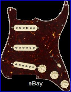 Genuine FENDER Pre-Wired TEXAS SPECIAL Loaded TORTOISE SHELL Strat Pickguard