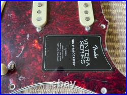 Genuine FENDER Vintera Pre-Wired'60s Loaded Strat 11-Hole TORTOISE Pickguard