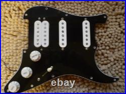 Genuine Fender Player Stratocaster HSS Loaded Black Pickguard Alnico V Pickups