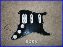 Genuine Fender Player Stratocaster HSS Loaded Black Pickguard Alnico V Pickups