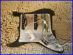 Genuine Fender Player Stratocaster HSS Loaded Black Pickguard Alnico V Pickups