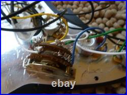 Genuine Fender Player Stratocaster HSS Loaded Black Pickguard Alnico V Pickups