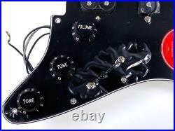 Genuine Fender Squier CLASSIC VIBE Strat LOADED HSS PICKGUARD Black 11-Hole Genuine Fender Squier CLASSIC VIBE Strat LOADED HSS PICKGUARD Black 11-Hole