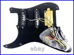 Genuine Fender Squier CLASSIC VIBE Strat LOADED HSS PICKGUARD Black 11-Hole Genuine Fender Squier CLASSIC VIBE Strat LOADED HSS PICKGUARD Black 11-Hole
