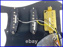 Genuine Fender Squier CLASSIC VIBE Strat LOADED HSS PICKGUARD Black 11-Hole Genuine Fender Squier CLASSIC VIBE Strat LOADED HSS PICKGUARD Black 11-Hole