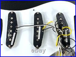 Genuine Fender Squier CLASSIC VIBE Strat LOADED SSS PICKGUARD 8 Hole 50's White