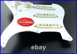 Genuine Fender Squier CLASSIC VIBE Strat LOADED SSS PICKGUARD 8 Hole 50's White