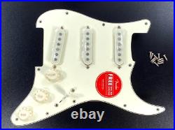 Genuine Fender Squier CLASSIC VIBE Strat LOADED SSS PICKGUARD Parchment 11-Hole