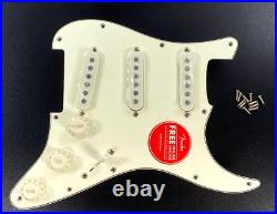 Genuine Fender Squier CLASSIC VIBE Strat LOADED SSS PICKGUARD Parchment 11-Hole