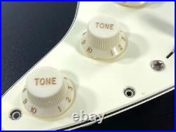 Genuine Fender Squier CLASSIC VIBE Strat LOADED SSS PICKGUARD Parchment 11-Hole