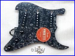 Genuine Fender Squier Strat LOADED SSS PICKGUARD WithSCREWS Black PEARL Affinity