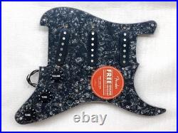 Genuine Fender Squier Strat LOADED SSS PICKGUARD WithSCREWS Black PEARL Affinity