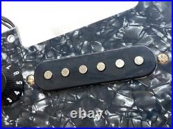 Genuine Fender Squier Strat LOADED SSS PICKGUARD WithSCREWS Black PEARL Affinity