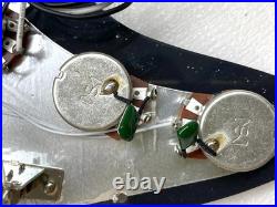 Genuine Fender Squier Strat LOADED SSS PICKGUARD WithSCREWS Black PEARL Affinity