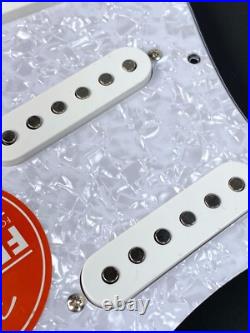 Genuine Fender Squier Strat LOADED SSS PICKGUARD WithSCREWS WHITE PEARL Affinity