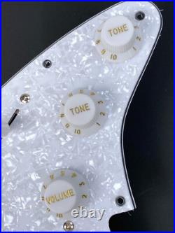 Genuine Fender Squier Strat LOADED SSS PICKGUARD WithSCREWS WHITE PEARL Affinity