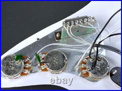 Genuine Fender Squier Strat LOADED SSS PICKGUARD WithSCREWS WHITE PEARL Affinity