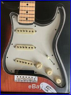 Genuine Fender Strat Stratocaster Tex Mex Loaded Pre-wired Pickguard Parchment