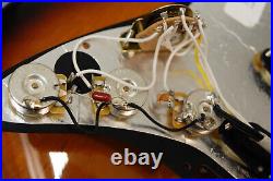 Genuine Fender Stratocaster Noiseless Loaded Pickguard 5 way switch