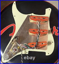 Genuine Fender Ultra Hot Noiseless Stratocaster SSS Loaded Pickguard USA Specs Genuine Fender Ultra Hot Noiseless Stratocaster SSS Loaded Pickguard USA Specs