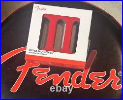 Genuine Fender Ultra Hot Noiseless Stratocaster SSS Loaded Pickguard USA Specs Genuine Fender Ultra Hot Noiseless Stratocaster SSS Loaded Pickguard USA Specs