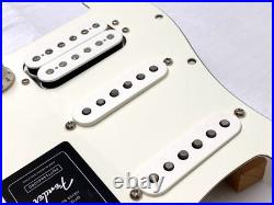 Genuine MIM Fender LOADED PICKGUARD Strat Pickup Set HSS Fat Stratocaster MINT