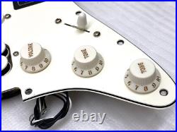 Genuine MIM Fender LOADED PICKGUARD Strat Pickup Set HSS Fat Stratocaster MINT