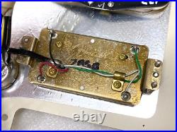 Genuine MIM Fender LOADED PICKGUARD Strat Pickup Set HSS Fat Stratocaster MINT