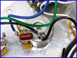 Genuine MIM Fender LOADED PICKGUARD Strat Pickup Set HSS Fat Stratocaster MINT