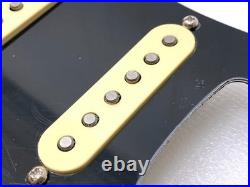 Genuine MIM Player II Fender LOADED PICKGUARD Strat Pickup Set SSS Black