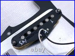 Genuine MIM Player II Fender LOADED PICKGUARD Strat Pickup Set SSS Black
