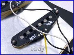 Genuine MIM Player II Fender LOADED PICKGUARD Strat Pickup Set SSS Black