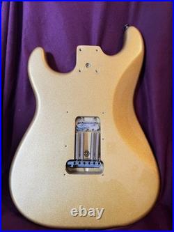 Gold HHH SSS HSS Fender Squier STRAT BODY HARDWARE With Loaded Indiana Pickguard