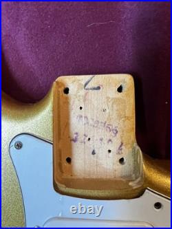 Gold HHH SSS HSS Fender Squier STRAT BODY HARDWARE With Loaded Indiana Pickguard