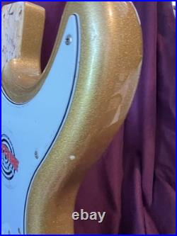 Gold HHH SSS HSS Fender Squier STRAT BODY HARDWARE With Loaded Indiana Pickguard