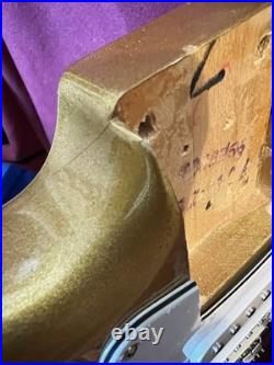 Gold HHH SSS HSS Fender Squier STRAT BODY HARDWARE With Loaded Indiana Pickguard