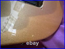 Gold HHH SSS HSS Fender Squier STRAT BODY HARDWARE With Loaded Indiana Pickguard