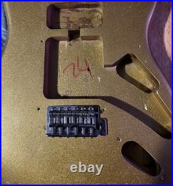 Gold HHH SSS HSS Fender Squier STRAT BODY HARDWARE With Loaded Indiana Pickguard