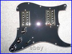 Gretsch Humbucker Pickups Loaded On Strat/stratocaster Style Pickguard/excellent