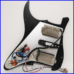 Guitar Prewired Loaded Pickguard Alnico 5 Humbucker Pickups Set for Fender Strat