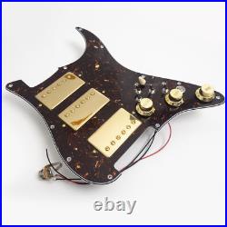Guitar Prewired Loaded Pickguard Coil Splitting Kill Switch Alnico 5 For Strat