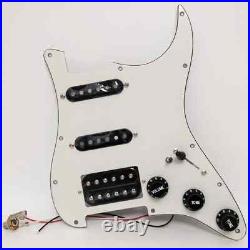 Guitar Prewired Loaded Pickguard for Fender Strat Alnico 5 Humbucker Pickups Set Guitar Prewired Loaded Pickguard for Fender Strat Alnico 5 Humbucker Pickups Set