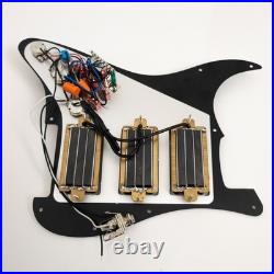 HHH High Output Prewired Loaded Pickguard for ST Strat Humbucker Pickups Set