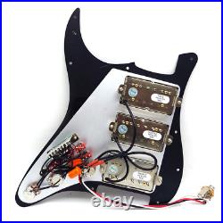 HHH Prewired Loaded Pickguard Ainico 5 Humbucker Pickups for Fender Strat Guitar HHH Prewired Loaded Pickguard Ainico 5 Humbucker Pickups for Fender Strat Guitar