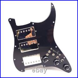 HHH Prewired Loaded Pickguard Ainico 5 Humbucker Pickups for Fender Strat Guitar HHH Prewired Loaded Pickguard Ainico 5 Humbucker Pickups for Fender Strat Guitar