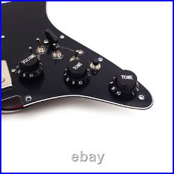 HHH Prewired Loaded Pickguard Ainico 5 Humbucker Pickups for Fender Strat Guitar HHH Prewired Loaded Pickguard Ainico 5 Humbucker Pickups for Fender Strat Guitar