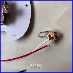 HHH Prewired Loaded Pickguard Ainico 5 Humbucker Pickups for Fender Strat Guitar