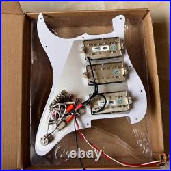 HHH Prewired Loaded Pickguard Ainico 5 Humbucker Pickups for Fender Strat Guitar