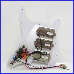 HHH Prewired Loaded Pickguard Alnico 5 Humbucker Pickups for Fender Strat Guitar