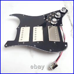 HHH Prewired Loaded Pickguard Alnico 5 Humbucker Pickups for Fender Strat Guitar